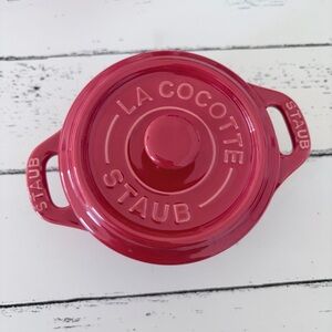 Staub Cherry Red Dutch Oven Mini Cocotte